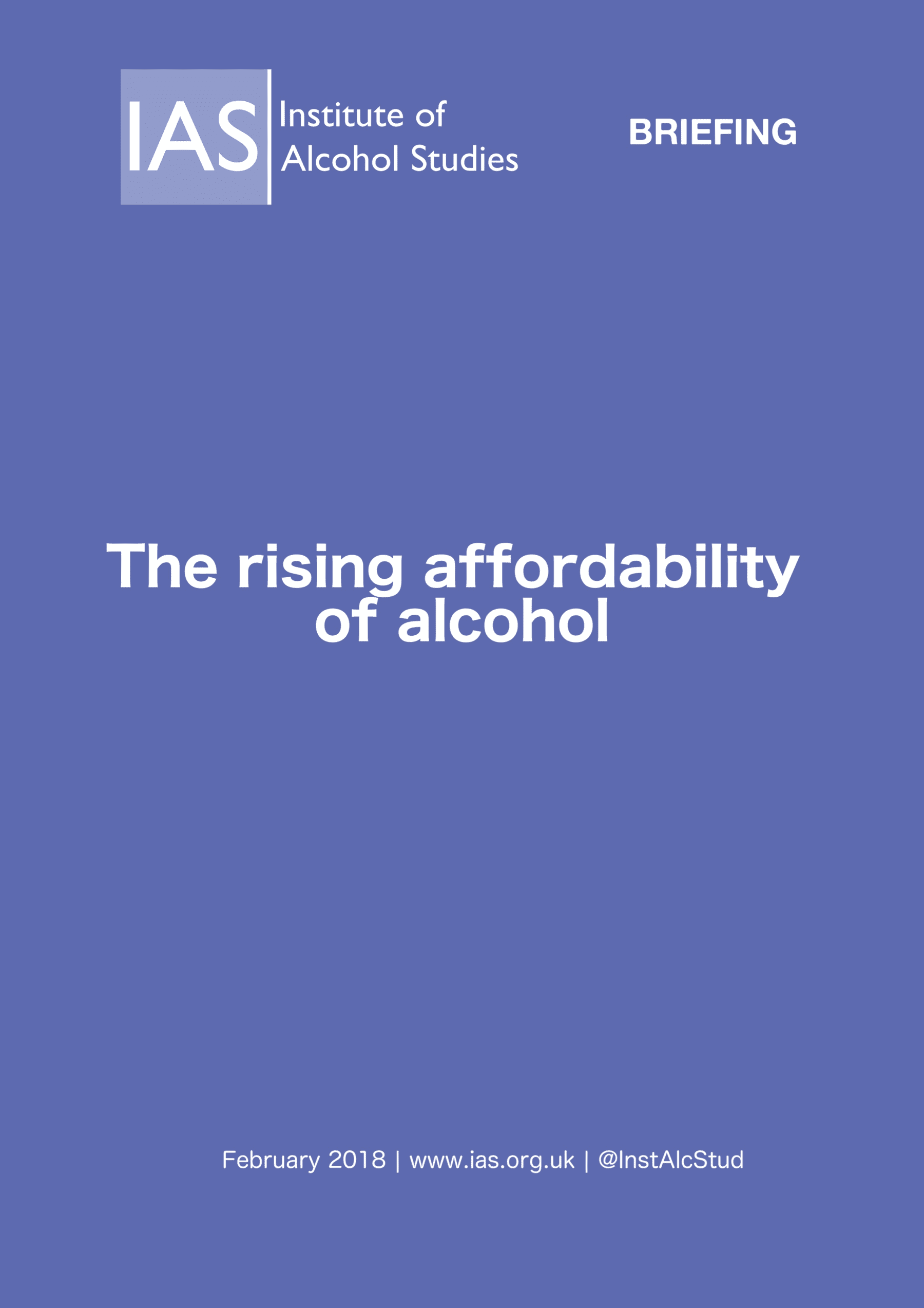 The rising affordability of alcohol