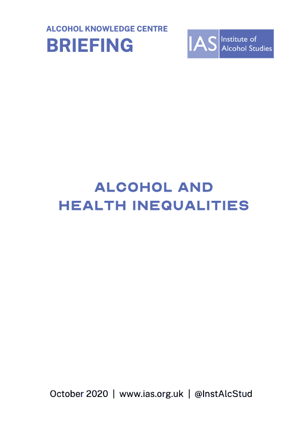 Alcohol and health inequalities